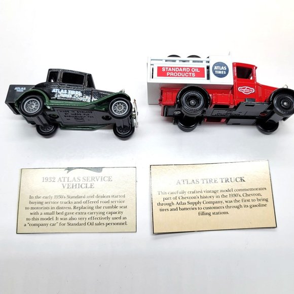 Lledo Standard Oil Chevron Trucks Zeroline, Atlas Tires, Red Crown JR326 - Picture 6 of 13